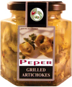 Grilled artichokes